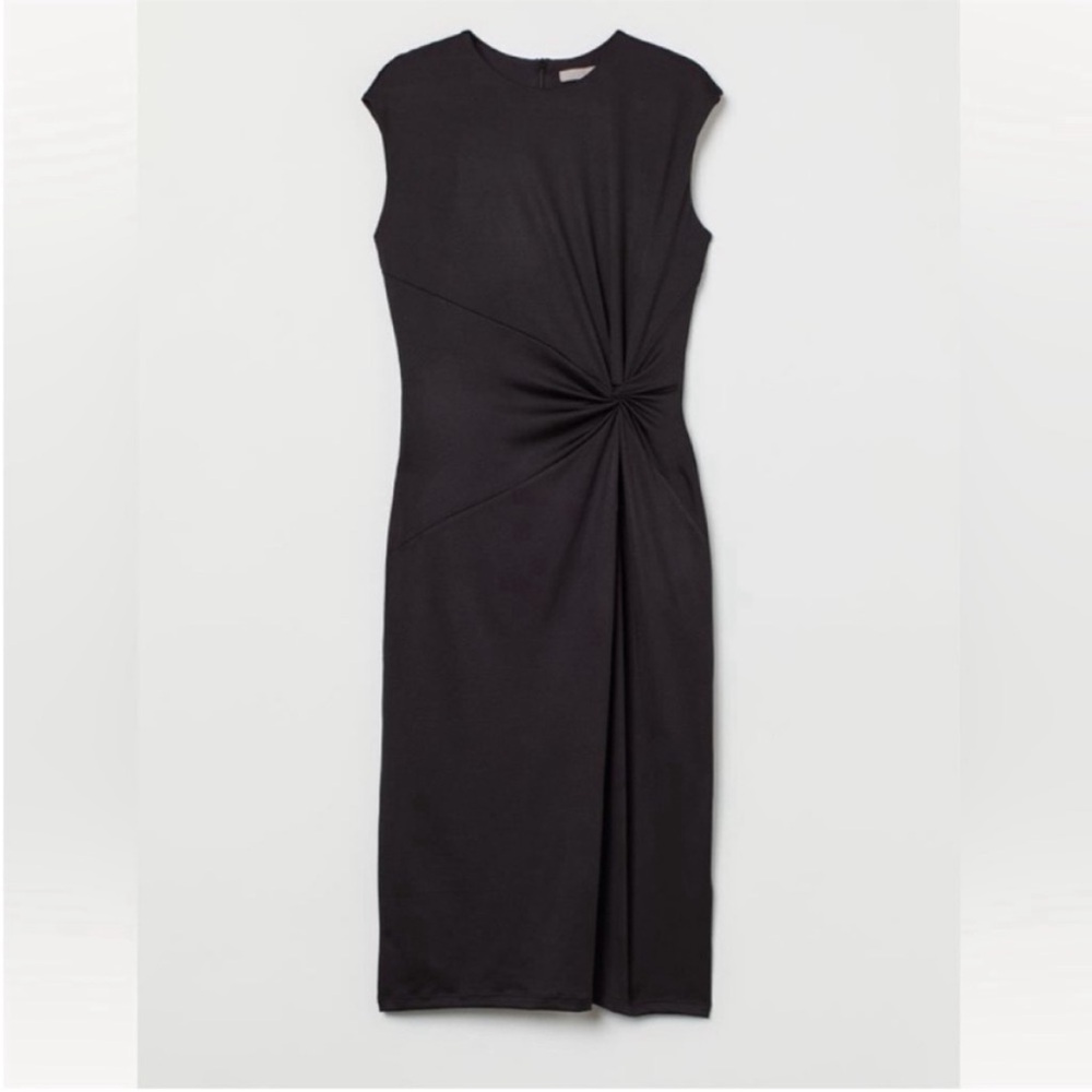 H&M Draped Dress - Black